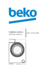 Предварительный просмотр 42 страницы Beko WMY 71243 LMB2 User Manual