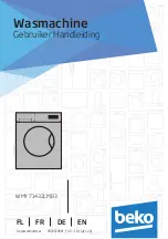 Beko WMY 71432LMB3 User Manual предпросмотр