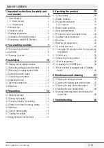 Preview for 3 page of Beko WMY 71441PTL User Manual