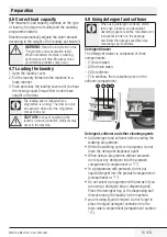 Preview for 15 page of Beko WMY 71441PTL User Manual