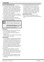 Preview for 17 page of Beko WMY 71441PTL User Manual