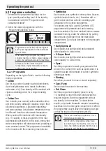 Preview for 19 page of Beko WMY 71441PTL User Manual