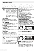 Preview for 20 page of Beko WMY 71441PTL User Manual