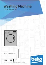 Beko WMY 71643PTLE User Manual предпросмотр