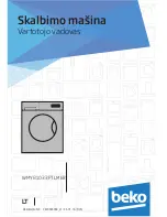 Предварительный просмотр 63 страницы Beko WMY 81033 PTLMB3 User Manual