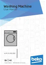 Beko WMY 81240LSB2 User Manual preview