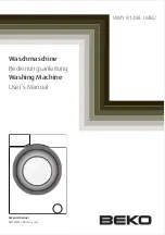 Beko WMY 81483 LMB2 User Manual preview