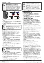 Предварительный просмотр 8 страницы Beko WMY 91446HLB1 User Manual