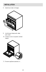 Предварительный просмотр 20 страницы Beko WOS30200SS Installation Manual