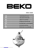 Beko WSA 14080 Instructions For Use Manual preview