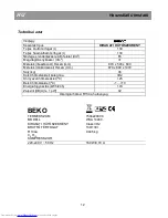 Preview for 17 page of Beko WSA 14080 Instructions For Use Manual