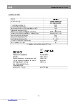 Preview for 11 page of Beko WSA 29008 Instructions For Use Manual