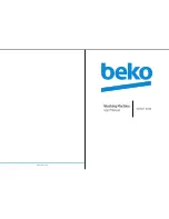 Beko WTAU13AW User Manual preview