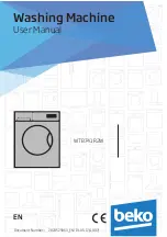 Preview for 1 page of Beko WTB741R2W User Manual