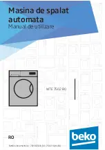 Предварительный просмотр 20 страницы Beko WTE 7502 B0 User Manual