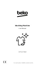 Beko WTE12726W User Manual preview