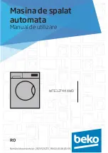 Предварительный просмотр 34 страницы Beko WTE12744XWD User Manual