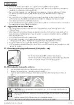 Preview for 7 page of Beko WTE6611BW User Manual