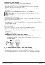 Preview for 21 page of Beko WTG641M1B User Manual