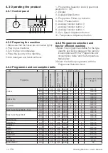 Preview for 14 page of Beko WTG941B3W User Manual