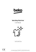 Предварительный просмотр 1 страницы Beko WTK104151 User Manual