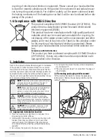 Preview for 4 page of Beko WTV 6731 BO User Manual