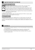 Preview for 5 page of Beko WTV 8636 XS User Manual