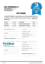 Preview for 88 page of Beko WTV8512XSW User Manual