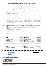 Preview for 89 page of Beko WTV8512XSW User Manual