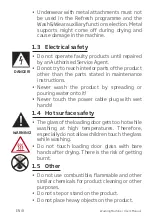 Preview for 8 page of Beko WTV9744XWAT User Manual