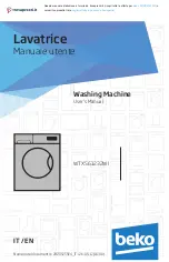 Preview for 1 page of Beko WTXS61232WI User Manual