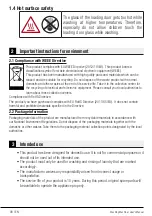 Preview for 38 page of Beko WTZ121435BI User Manual