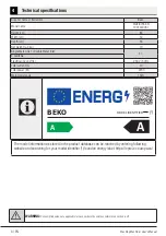 Предварительный просмотр 6 страницы Beko WUE 8736 XN User Manual