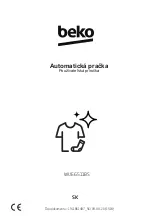 Preview for 53 page of Beko WUE6511BS User Manual