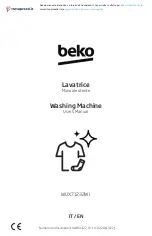 Preview for 1 page of Beko WUX71232WI User Manual