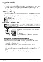 Preview for 20 page of Beko WX 943440G User Manual