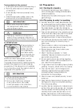 Preview for 10 page of Beko WY104344W User Manual