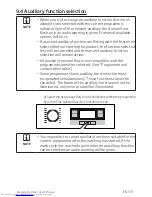 Предварительный просмотр 39 страницы Beko WY104764MW User Manual