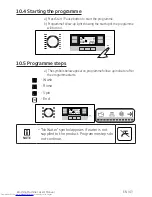 Предварительный просмотр 43 страницы Beko WY104764MW User Manual