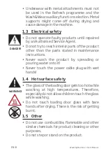 Preview for 8 page of Beko WY104PB44TW User Manual