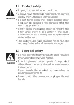 Preview for 6 page of Beko WY114764M User Manual