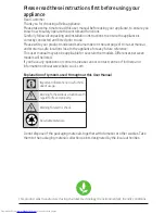 Preview for 2 page of Beko WY124PT44MW User Manual