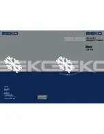 Beko ZA 630 Installation, Operating & Food Storage Instructions preview