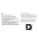 Preview for 6 page of Beko ZA635F Manual