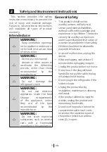 Preview for 5 page of Beko zenith ZFS3584W Instruction Manual