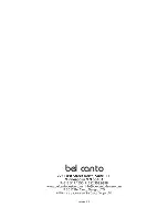 Preview for 10 page of Bel Canto e.One Phono User Manual