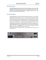 Предварительный просмотр 9 страницы bel Digital Audio BM-AV2-E16SHD User Manual