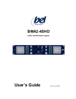 Preview for 1 page of bel Digital Audio BMA2-4SHD User Manual