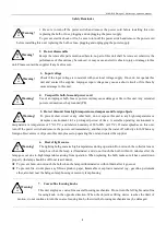 Preview for 3 page of BEL Engineering SOLARIS Operating Manual