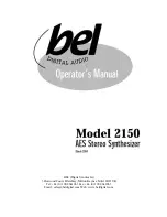 Preview for 1 page of BEL 2150 Operator'S Manual